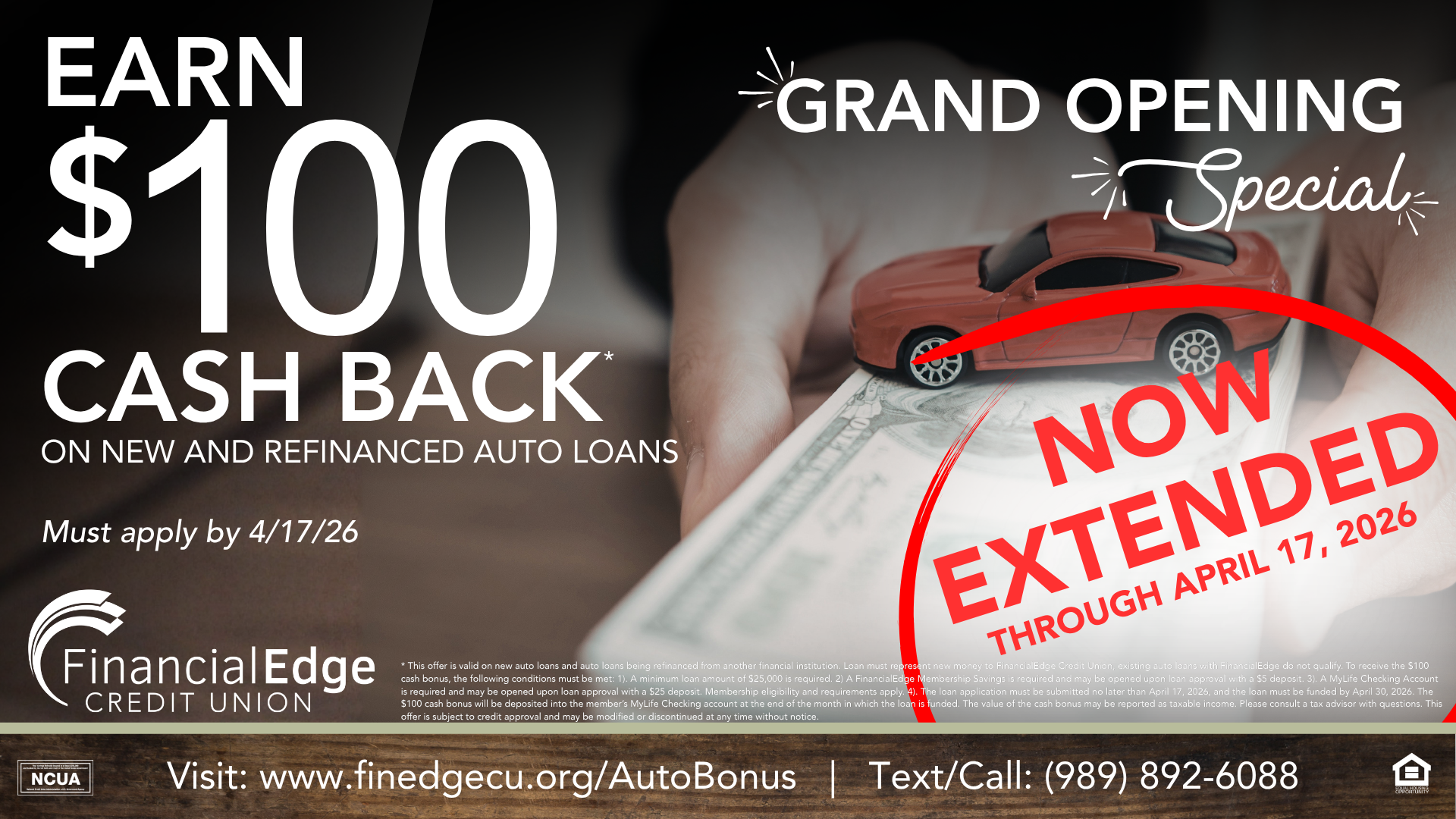 Auto Loan Bonus